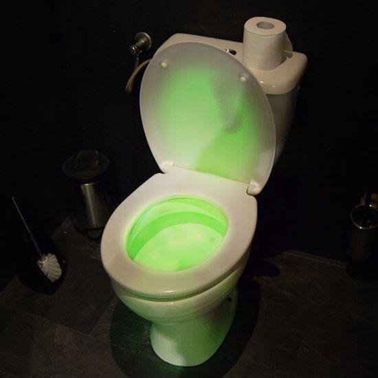 Manier partij roman Toilet LED Light / Lampje WC / Sfeer lamp WC / Verschillende kleuren | bol .com