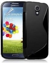 Luxe back tpu silicone gel hoesje zwart Galaxy S4 i9500