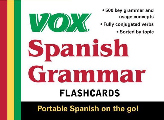 Vox Spanish Grammar Flashcards - cover