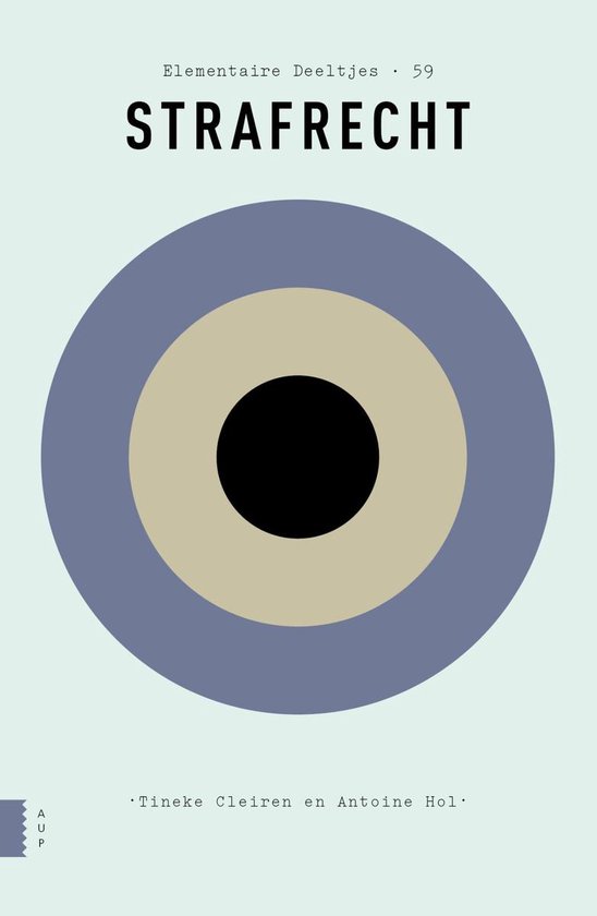 Elementaire Deeltjes 59 - Strafrecht - cover