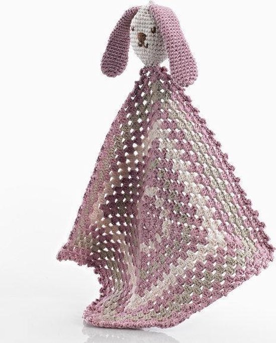 Steiff EAN 239632 Droom Lekker Lam Tutdoekje Knuffeldoek Rose