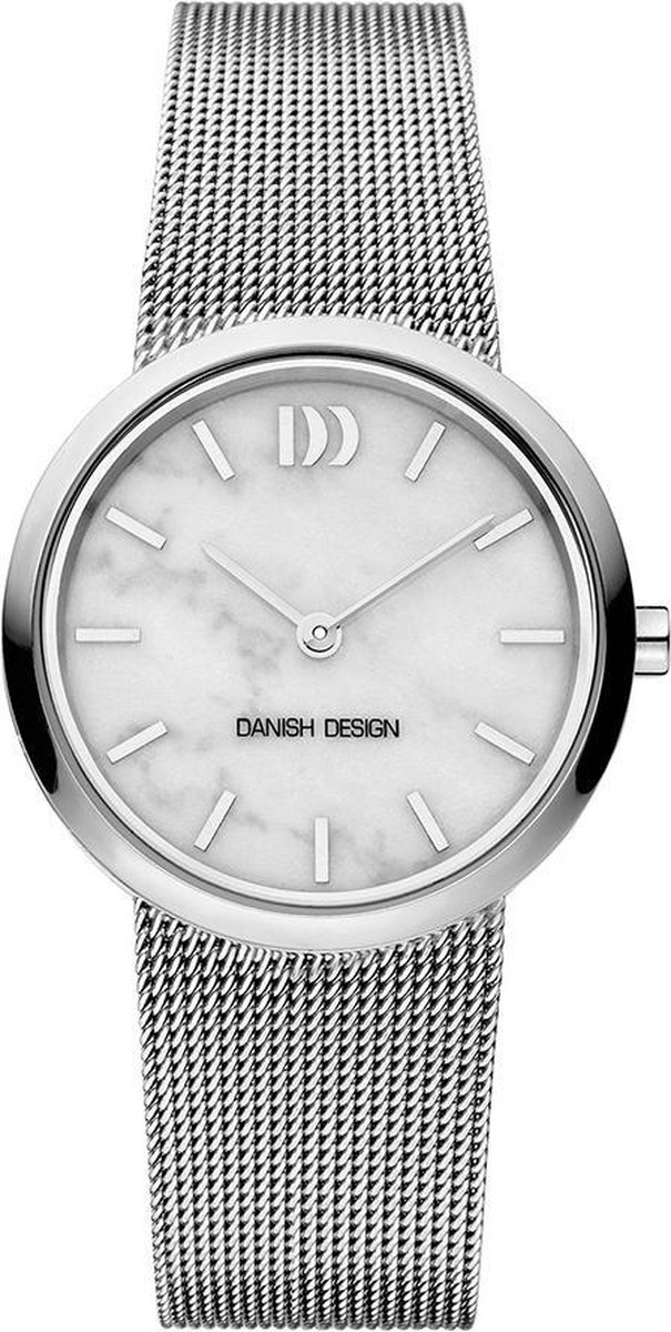 Danish Design Steel Marble Dial horloge IV62Q1211