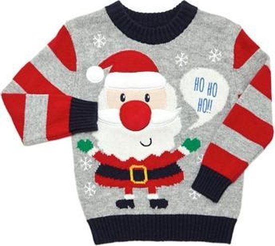 Schijnen het formulier Woud Kerst trui Kerstman MET LICHT en MUZIEK maat 86-92 | bol.com