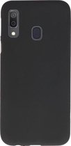 Color TPU Hoes voor Samsung Galaxy A30 Zwart
