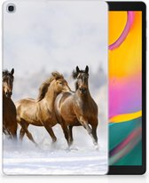 Samsung Tab A 10.1 (2019) Siliconen Hoes Paarden