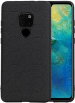 Zwart Hexagon Hard Case voor Huawei Mate 20