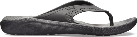 Crocs Slippers - Maat 42 - Unisex - zwart/grijs