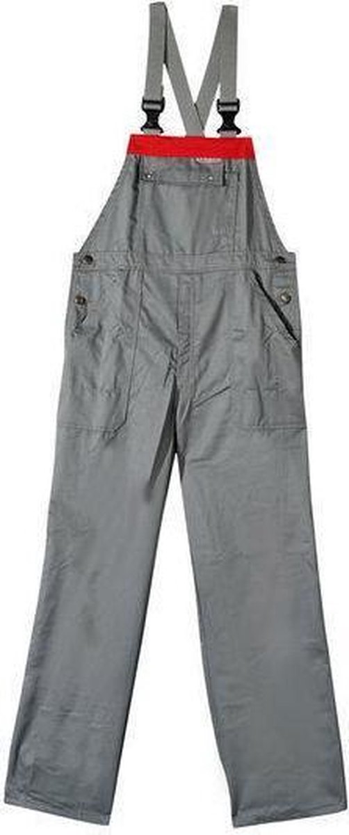 Havep 2000 overall tuinman maat 58 2294 grijs/rood