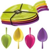 Zak!Designs Fulla Blaadje - 19,5 cm - Flora - Set van 4 stuks