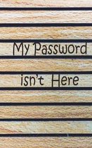 My password isn't here