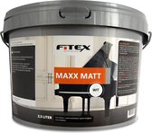 Fitex-Muurverf-Maxx Matt-Ral 9002 Grijswit 2,5 liter