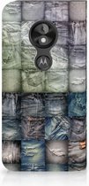 Motorola Moto E5 Play Uniek Standcase Hoesje Spijkerbroeken