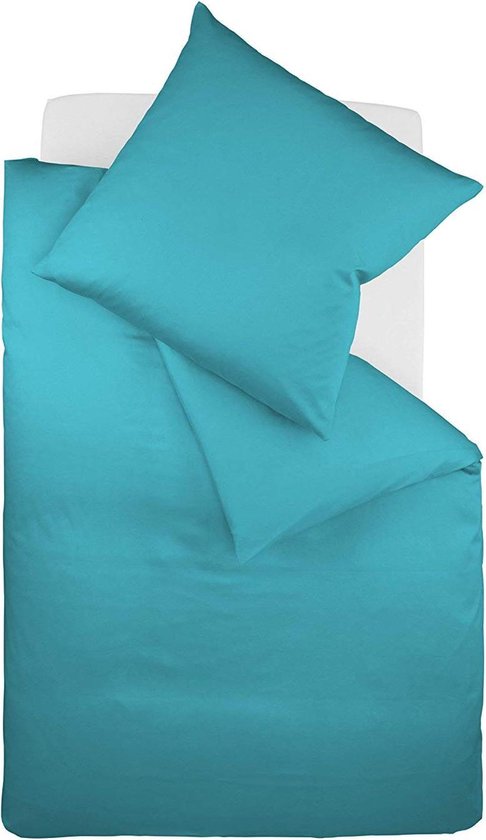 Kaeppel Mako-Satin Bettwäsche Thealina grün 155x220 80x80 cm (511740