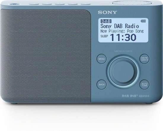Sony XDR-S61D - DAB+ Radio - Blauw - Sony