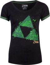 Zelda - Triforce Splatter Women's T-shirt - XL