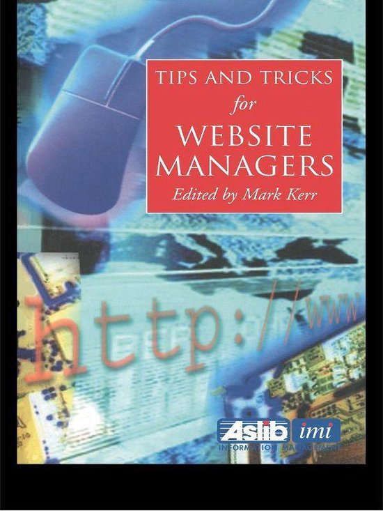 Tips and Tricks for Web Site Managers - cover