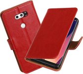 BestCases - LG V30 Pull-Up booktype hoesje rood