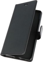 Zwart Wallet Case Hoesje voor Nokia 7 Plus