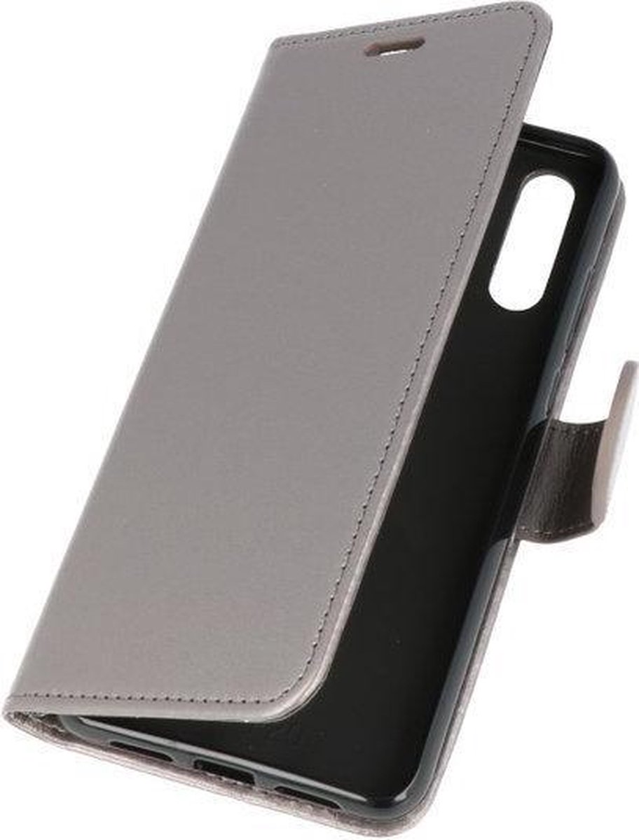 Grijs Wallet Case Hoesje voor Huawei P20