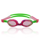 #DoYourSwimming - Zwembril incl. transportbox - »Flippo« - anti-fog systeem, krasbestendige glazen met geïntegreerde UV-bescherming  - voor kinderen tot 12 jaar - roze/groen