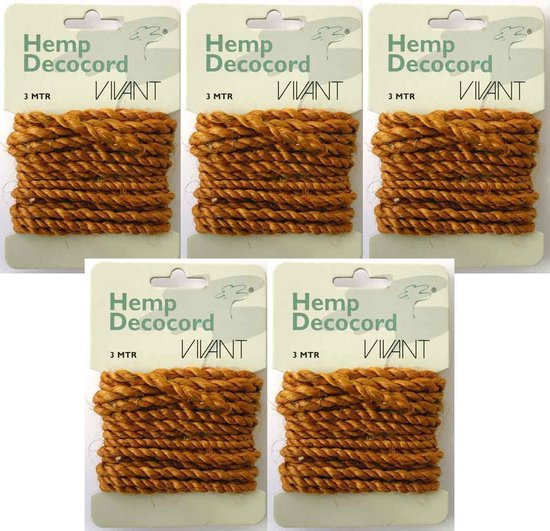 Hemp Decocord - Vivant - Sienna - 15Meter x 5mm