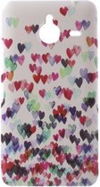 Microsoft Lumia 640 XL - hoes, cover, case - TPU - Hearts