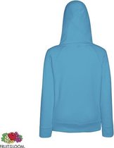 Fruit of the Loom Lady-Fit hoodie - Lightweight - Maat XS - Kleur Azure Blue