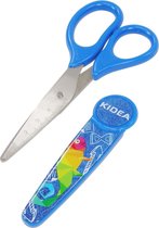 Kidea Knutselschaar Met Houder Blauw 13,5 Cm