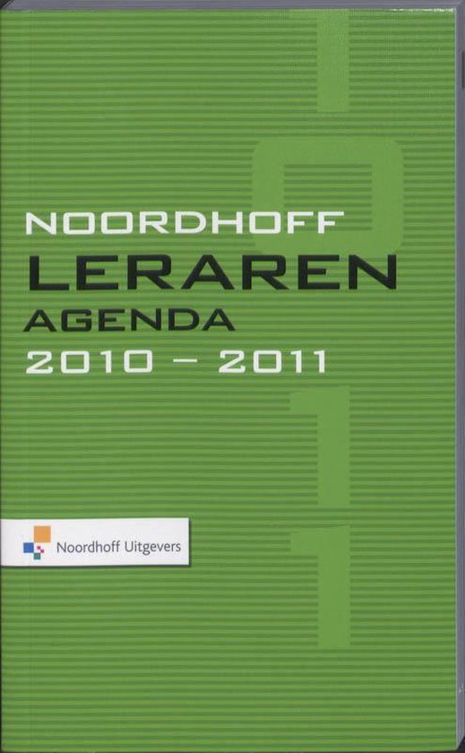 Cover van het boek 'Noordhoff Lerarenagenda  / 2010-2011'