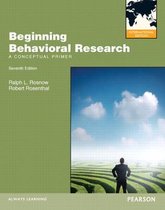 Beginning Behavioral Research