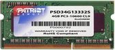 Memory 4GB DDR3 SODIMM - 4 GB - 1 x 4 GB - DDR3 - 1333 MHz - 204-pin SO-DIMM