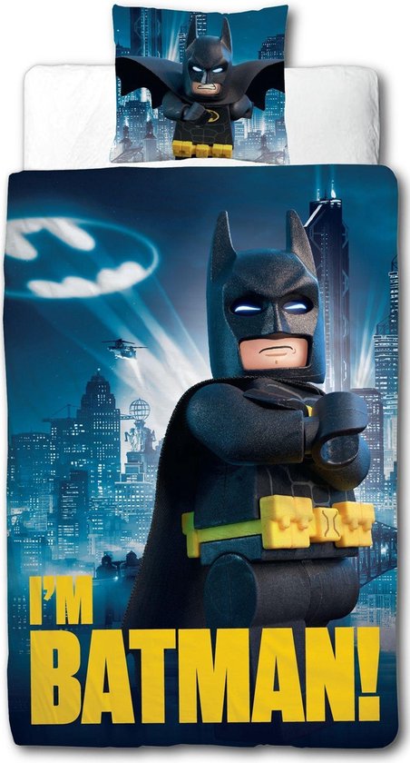 LEGO Batman Movie Hero - Dekbedovertrek - Eenpersoons - 135 x 200 cm - Multi