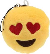 Emoji Heart Eyes Tas / Sleutelhanger (Smilie)