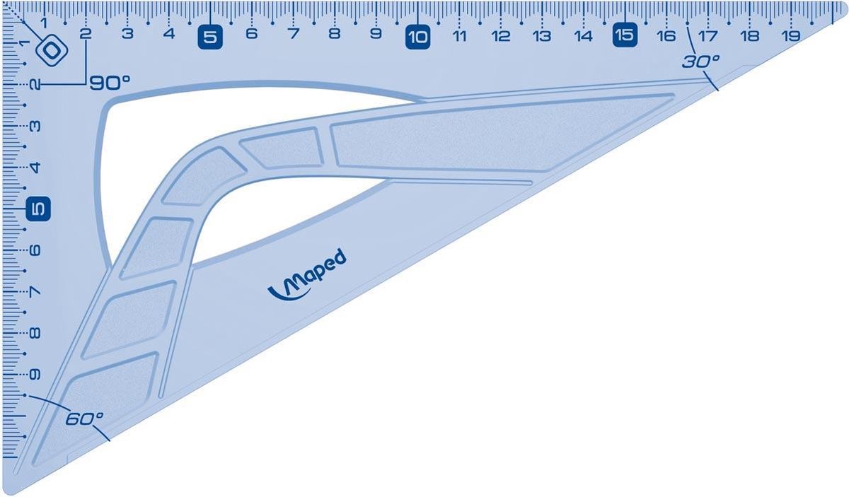 53x Maped winkelhaak Geometric 21cm, 60Â°