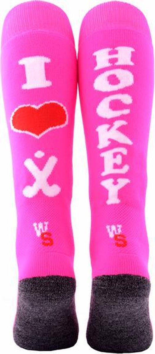 WeirdoSox I Love Hockey sportsokken, hockeysokken, voetbalsokken - Maat 28/30