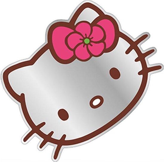 Hello Kitty - Plexi spiegel - Roze - 30x30 cm