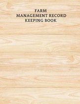 Farm management record keeping book