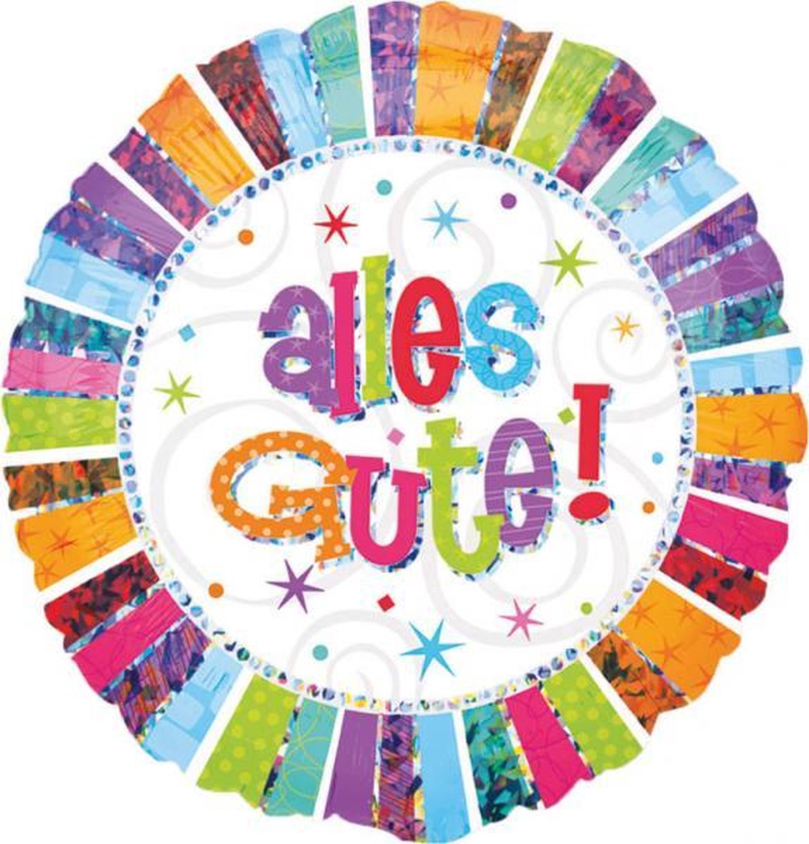 "Alles Gute" FolieBallon 43 cm
