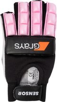 Grays Sensor Glove Protectie Jr. - Veldhockeyhandschoen - Links - Maat XXS - Roze/  Zwart