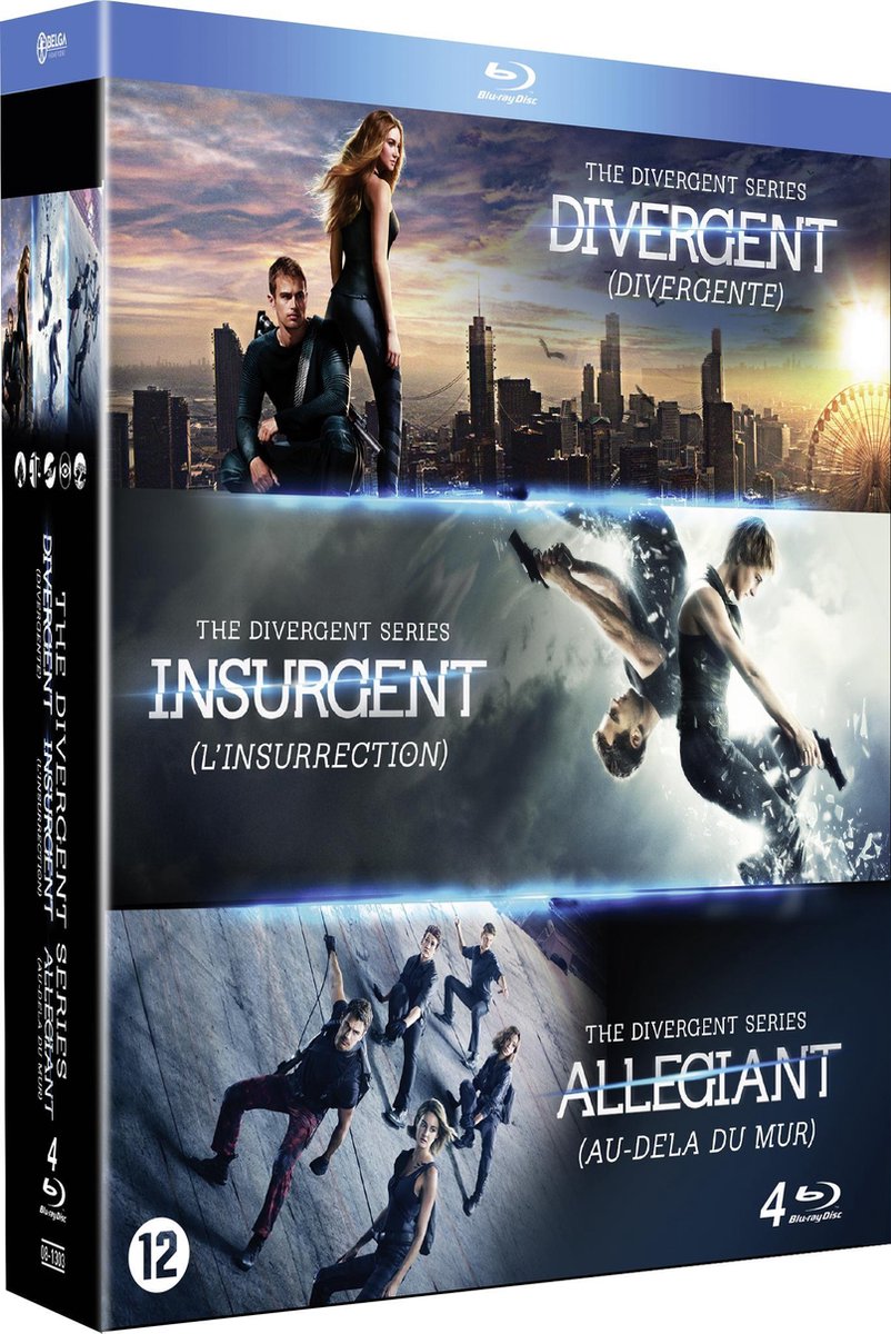 The Divergent Series: Divergent/Insurgent/Allegiant (Blu-ray) (Blu-ray),  Onbekend | Dvd's | bol.com