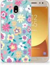 Geschikt voor Samsung Galaxy J5 2017 TPU Hoesje Design Flower Power