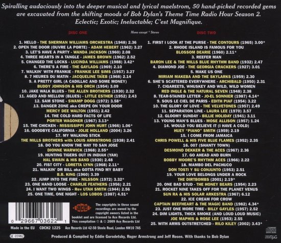 Theme Time Radio Hour Season 2, various artists CD (album) Muziek