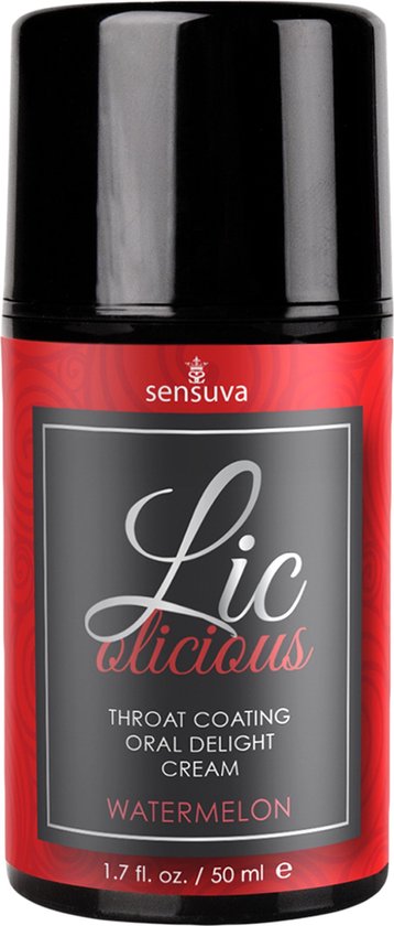 Sensuva - Lic-o-licious Oral Delight Creme Watermeloen 50 ml