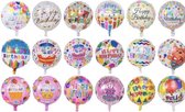 Happy Birthday Helium Ballonnen (5 stuks/45CM)