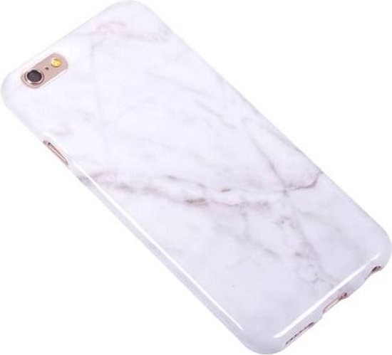 Youngsters iPhone 6 6S hoesje - Wit marmer | bol.com