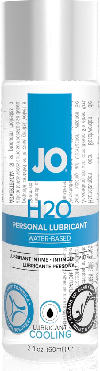 Goedkoopste JO H2O Cooling - Glijmiddel op Waterbasis - 60ml