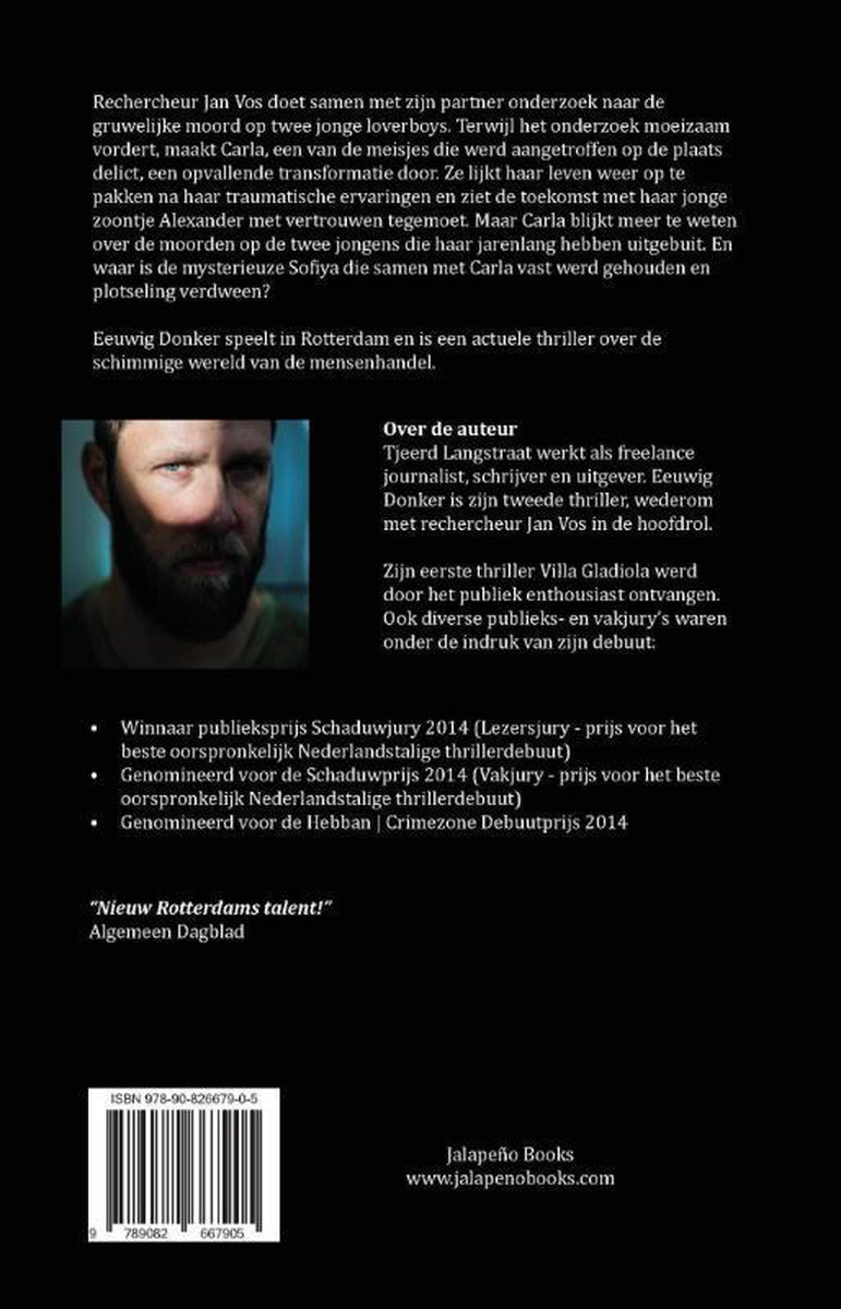 Vos serie 2 - Eeuwig Donker - back cover