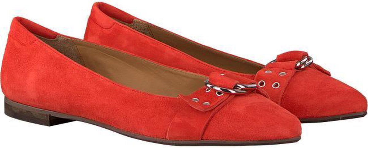 Omoda Dames Ballerina's 181/725 - Rood - Maat 37+ | bol.com