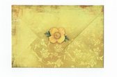 Luxe Gekleurde Enveloppen - 200 stuks - Geel / Bloem - B6 175X120 mm - 100grms - 2 X 100 enveloppen