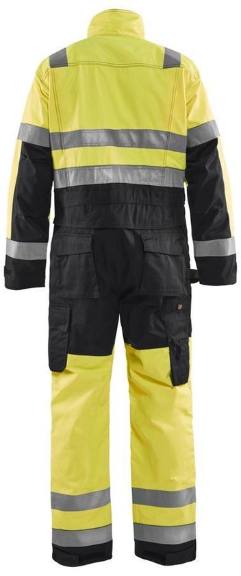 Blåkläder 6373-1804 dans l'ensemble haute visibilité jaune / Zwart taille 48